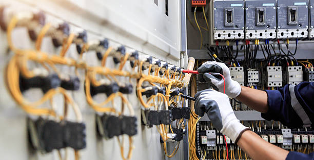 Professional Electrician technician working in Terrell, TX